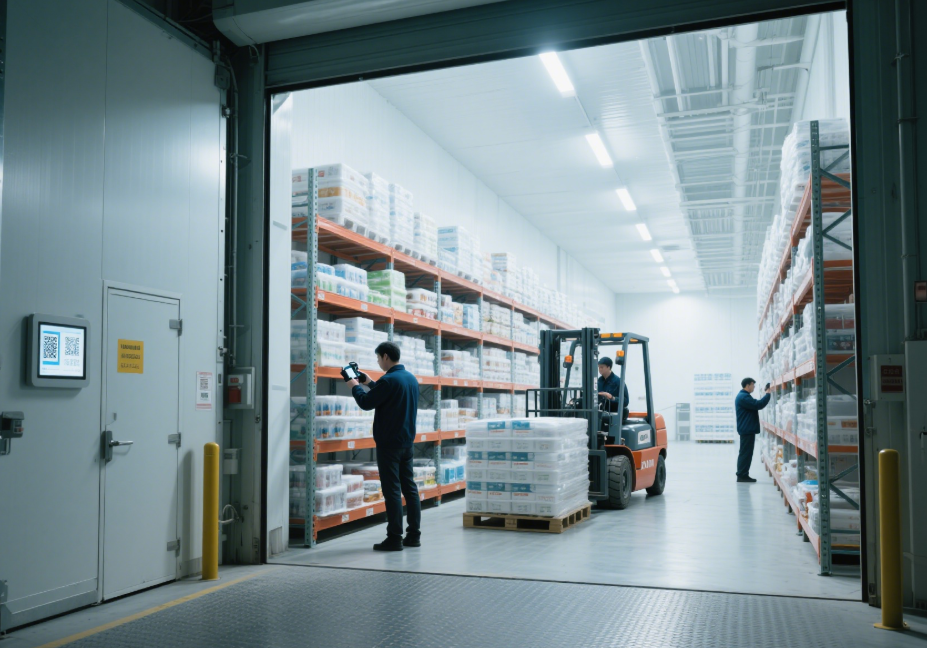 Forklifts in cold chain logistics