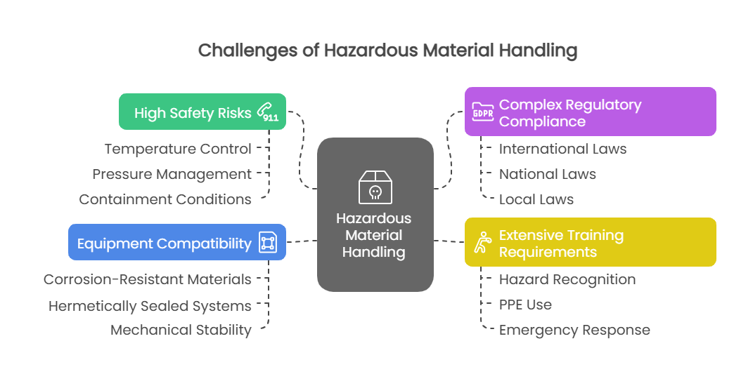 Challenges of Hazardous Material Handling