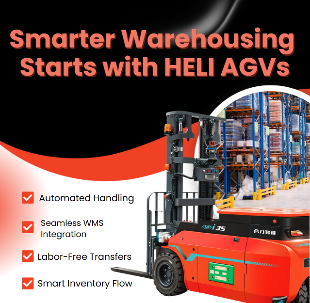 HELI AGVs for Smatrer Warehousing