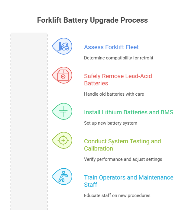 Forklift Battery Upgrade Process